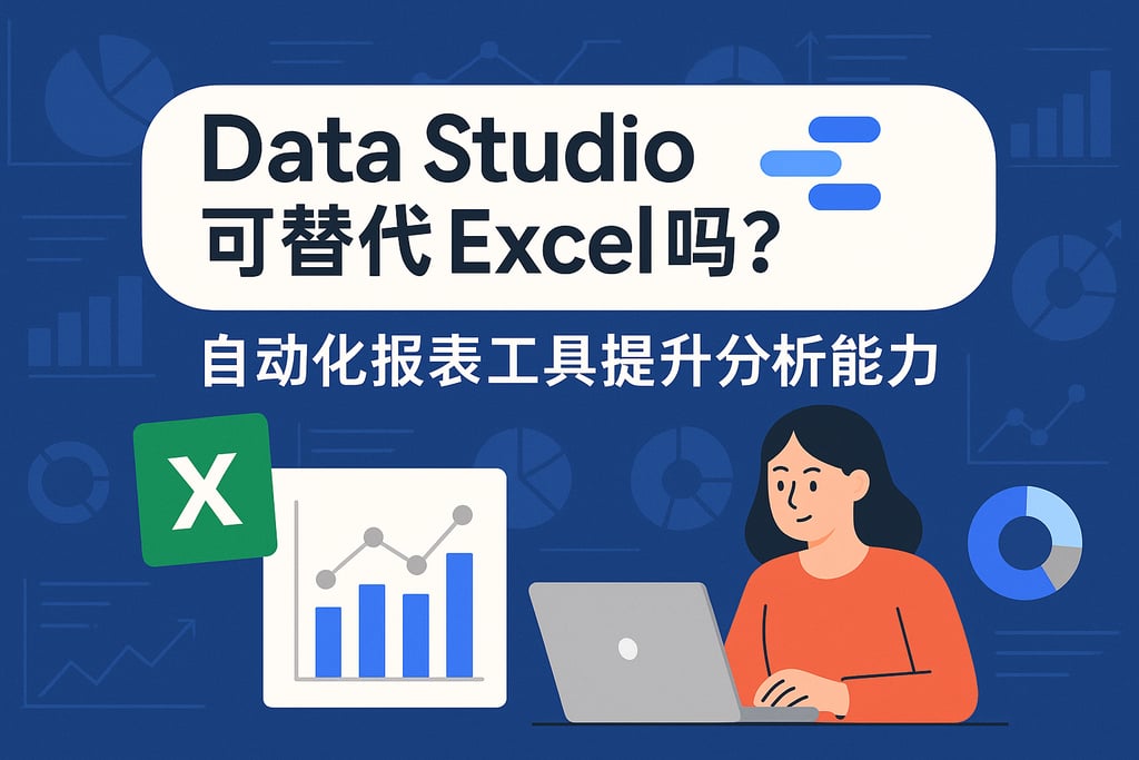 Data Studio可替代Excel吗？自动化报表工具提升分析能力